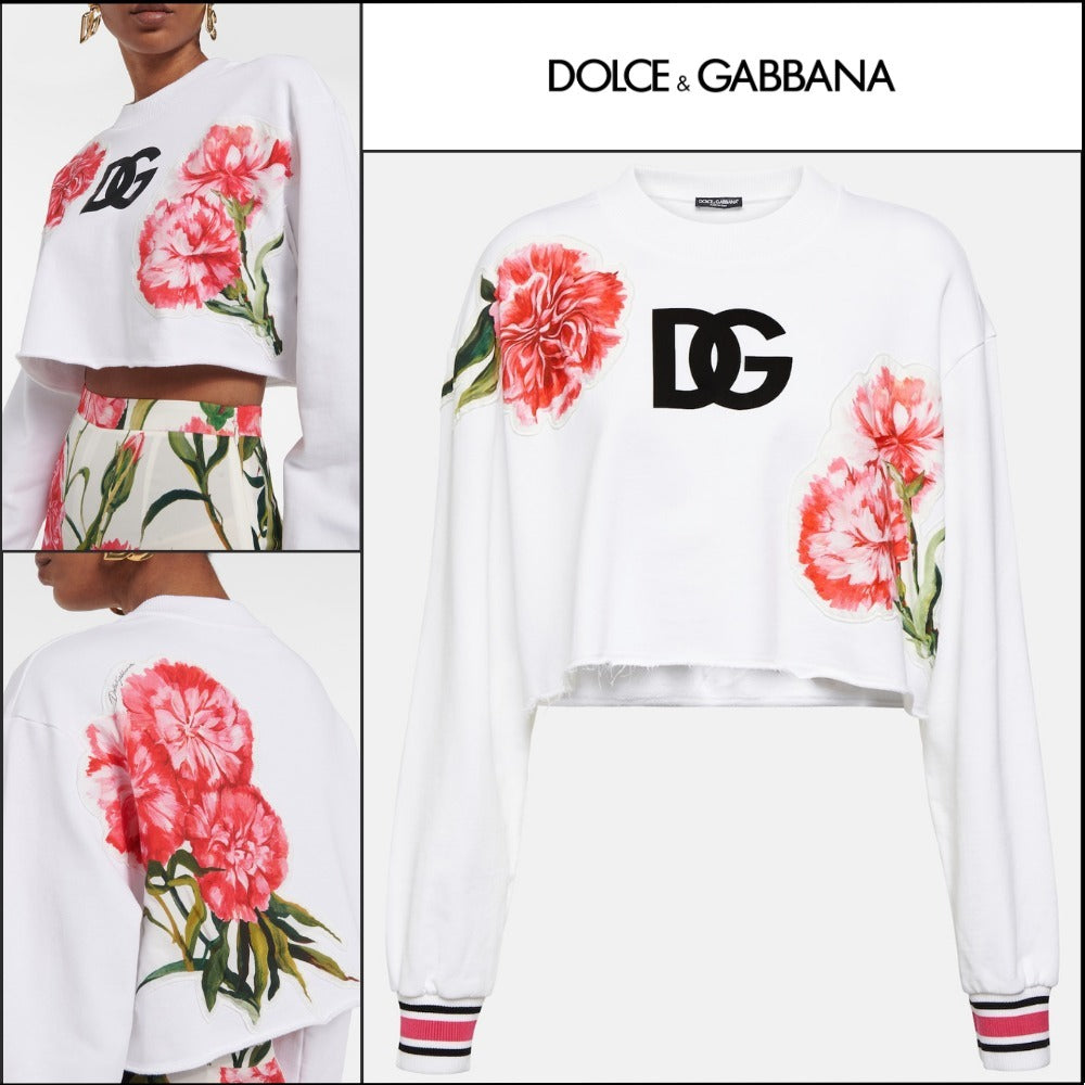 【アウトレット 正規品】Dolce & Gabbana - Logo Cropped Cotton