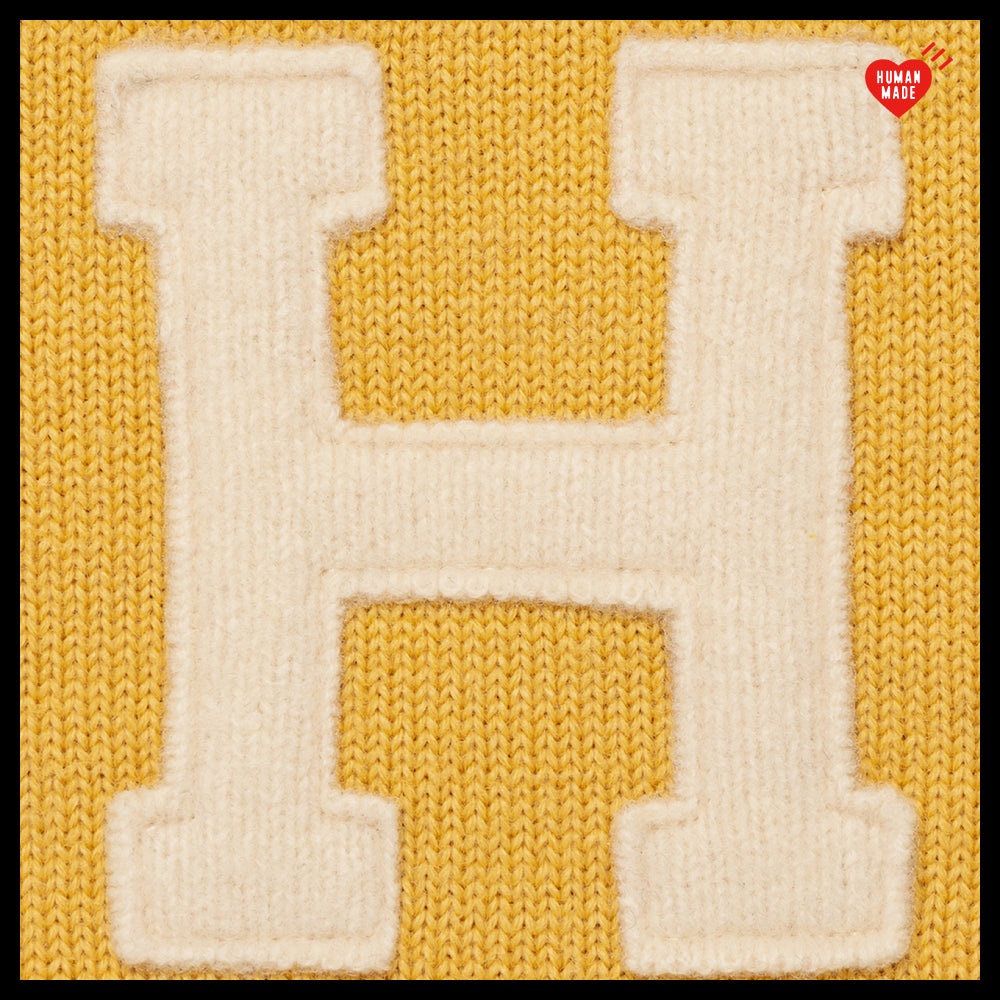 【HUMAN MADE】Sports Knit Sweater Yellow