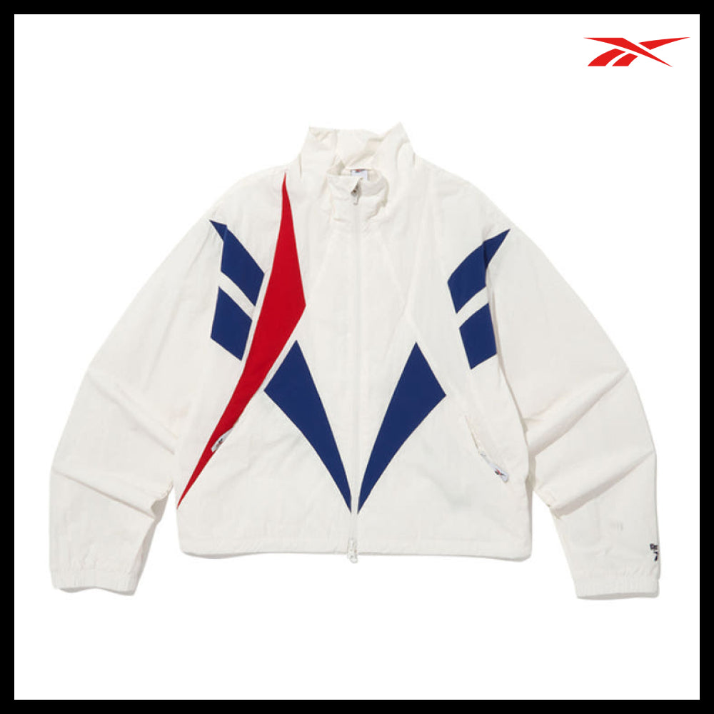【REEBOK】Vector Flash Crop Windbreaker W Off White
