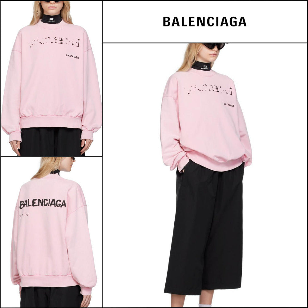 【BALENCIAGA】Hand Drawn Sweatshirt Regular Fit