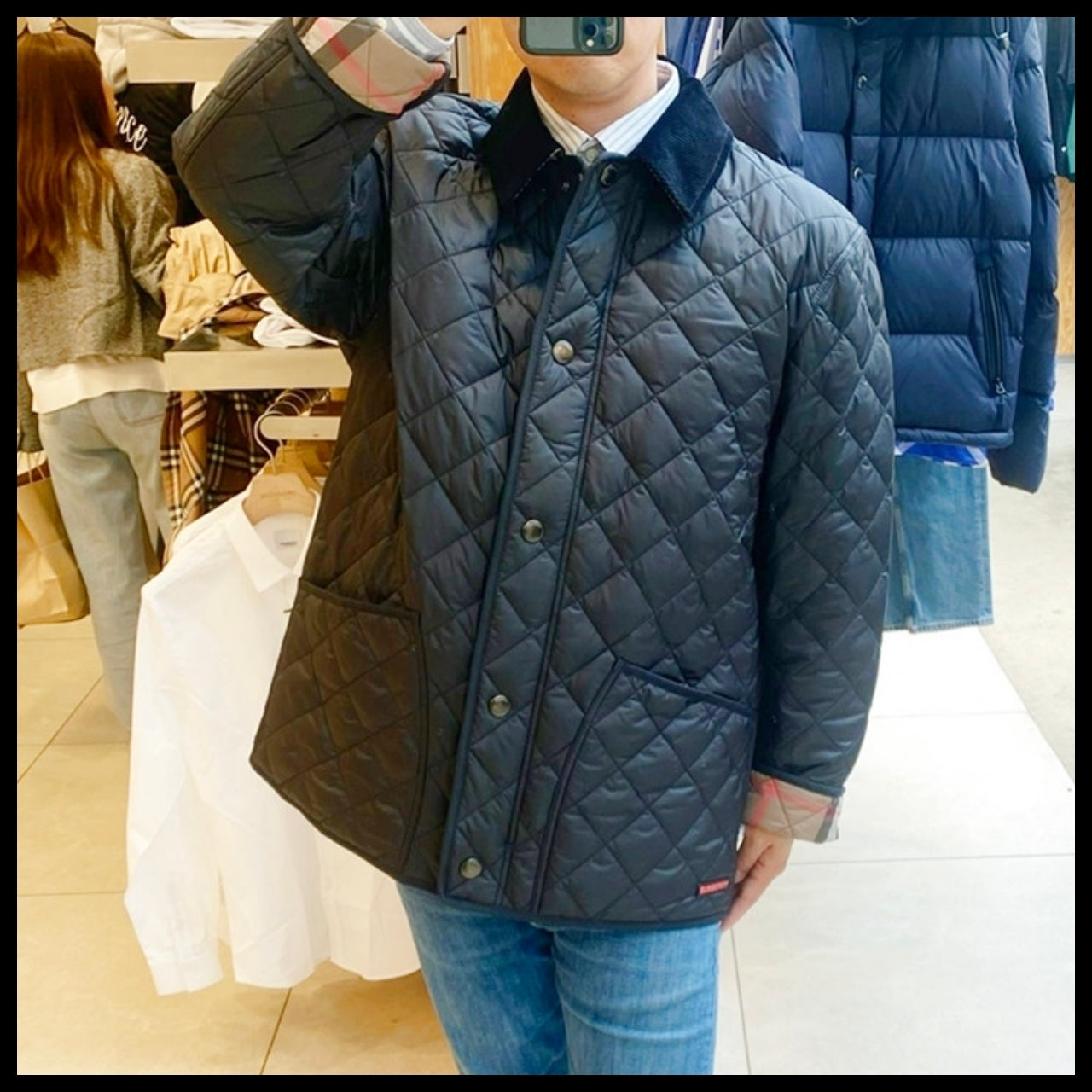 【BURBERRY】Willowbrook Quilted Jacket Black