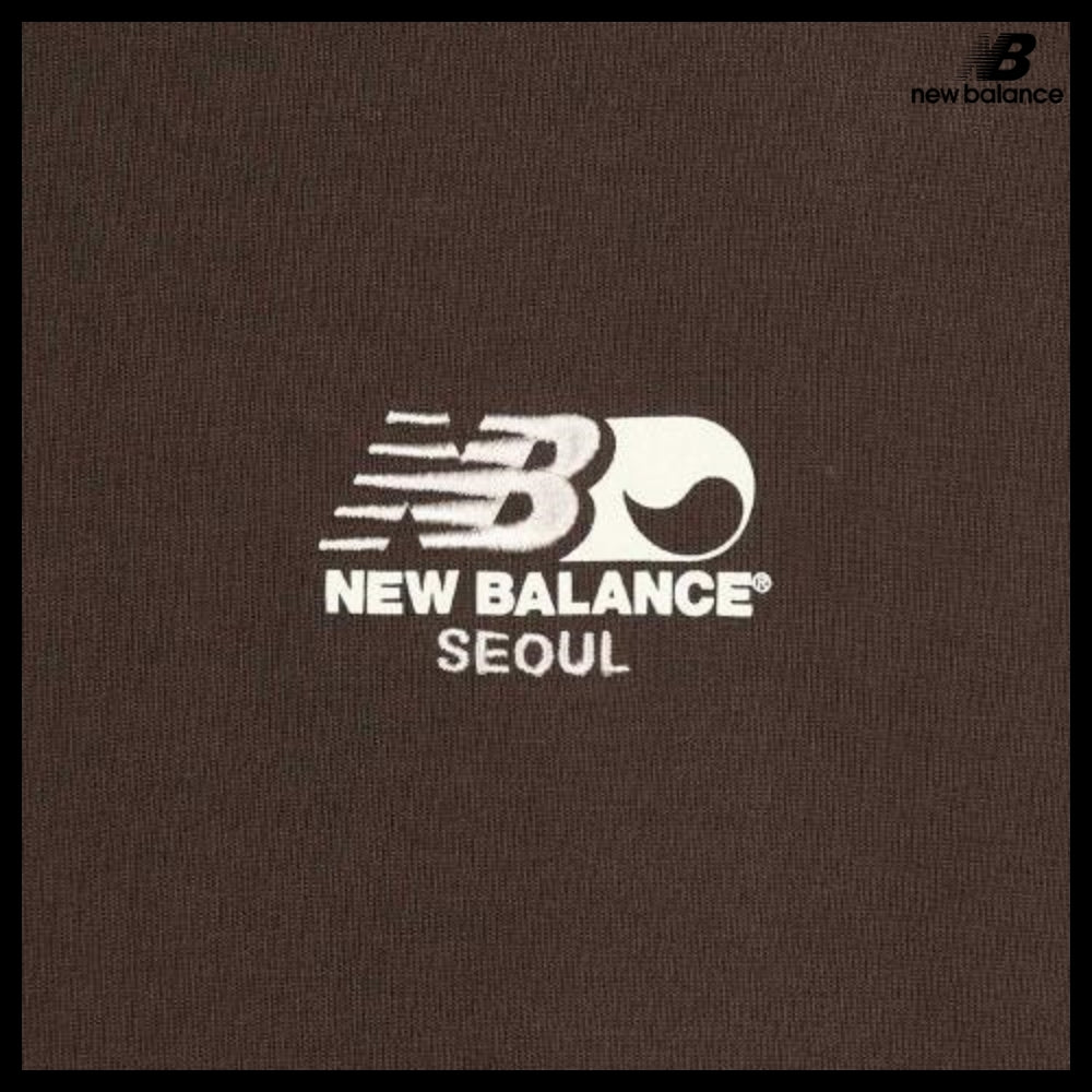 【New Balance】UNI NB Seoul Exclusive Sweatshirt Brown