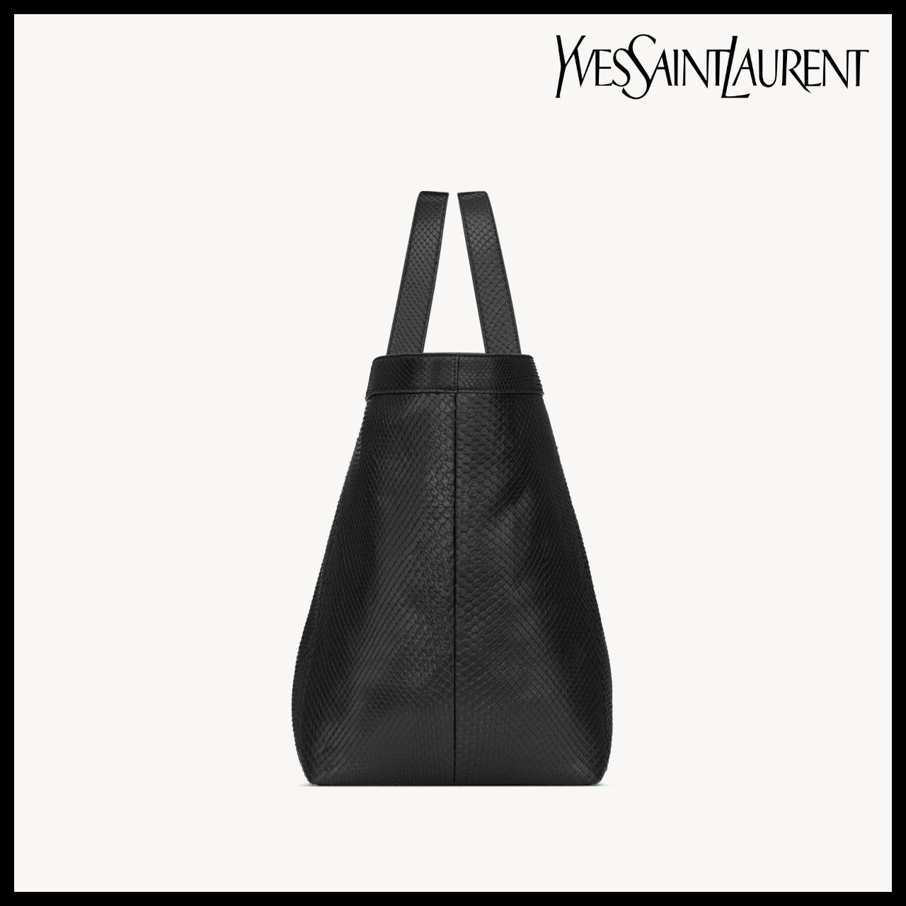 【Saint Laurent】Python Leather Y Tote Bag