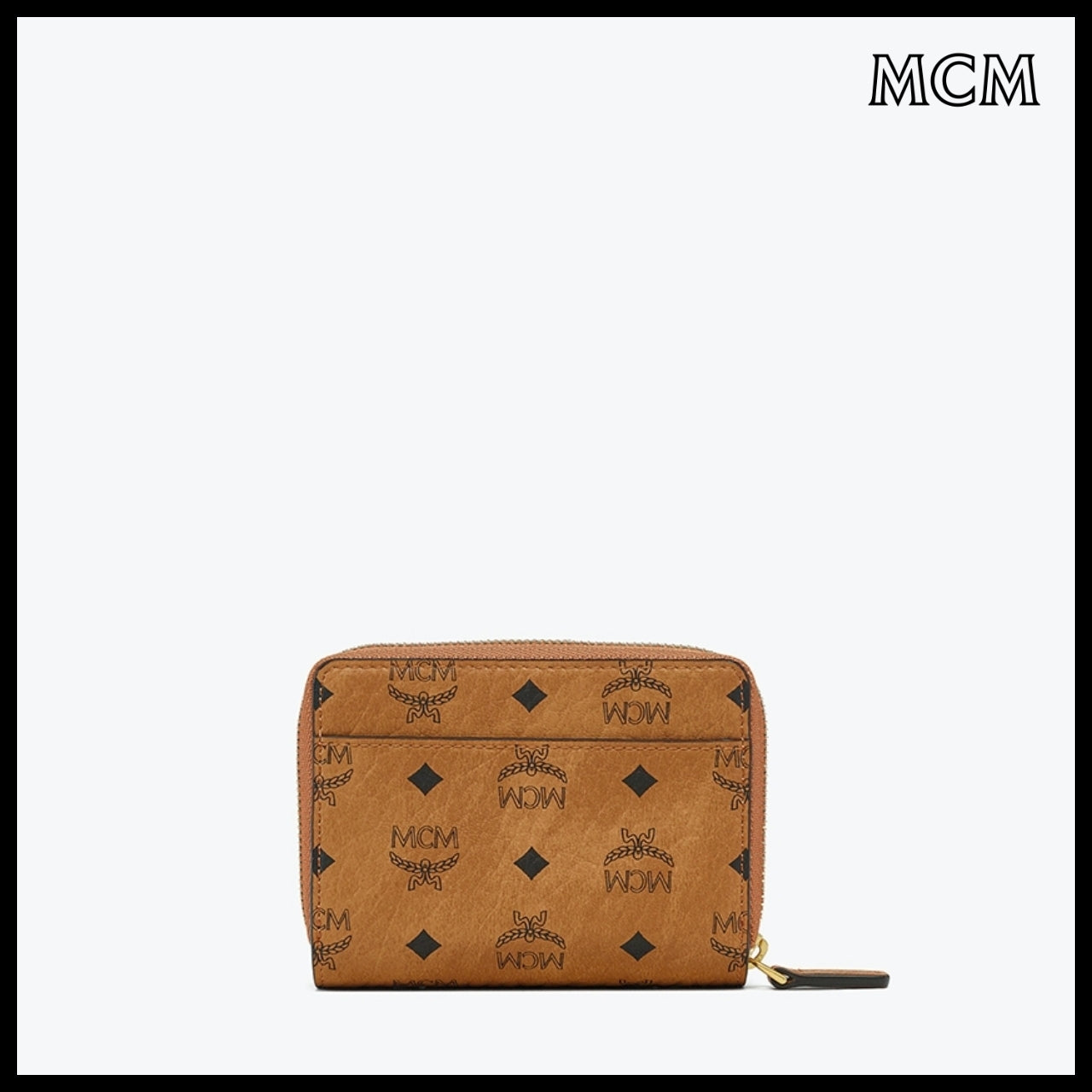 【MCM】Aren visetos brass plate wallet