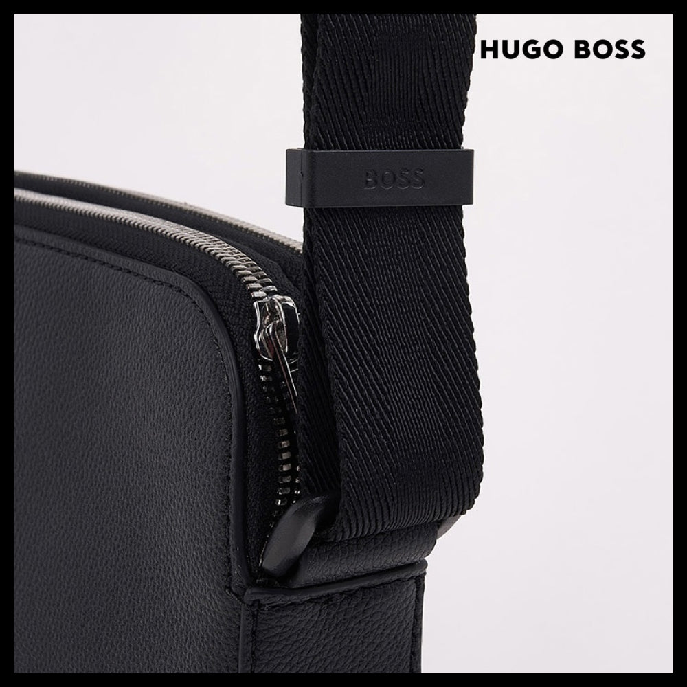【Hugo Boss】Men's Ray Logo Crossbody Bag