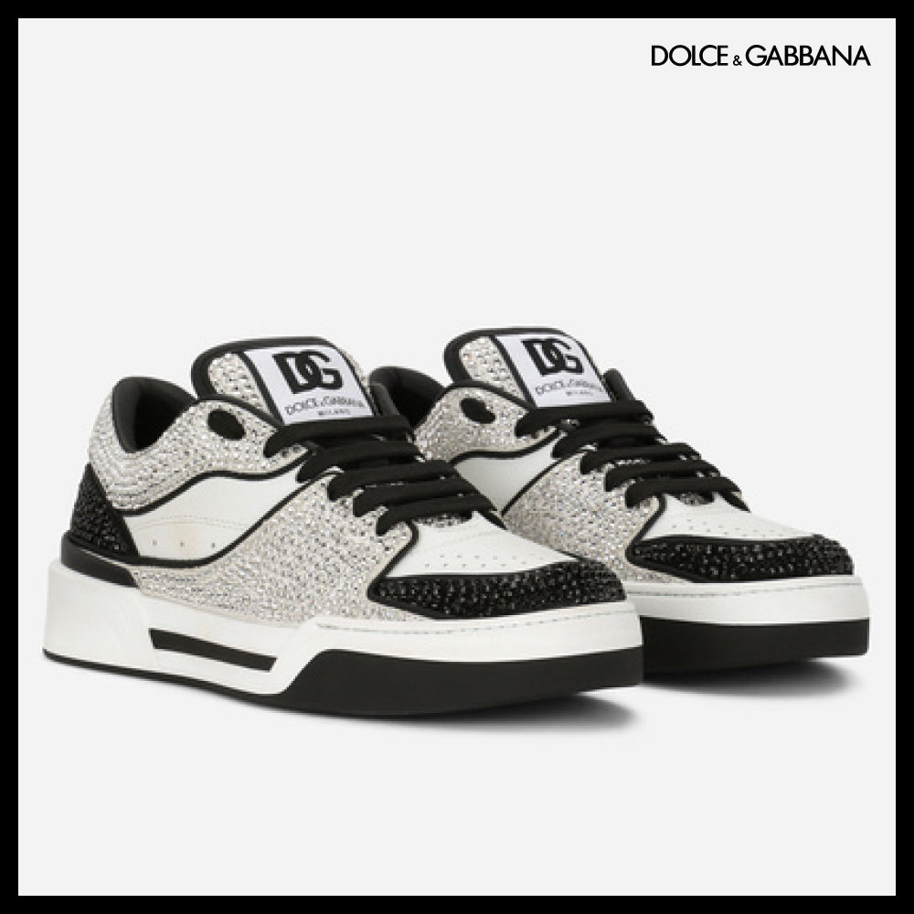 【Dolce & Gabbana】CALFSKIN NEW ROMA SNEAKERS