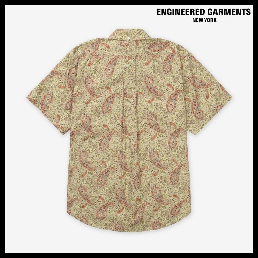 ◆Engineered Garments◆ ポップオーバー BDシャツ カーキ 人気