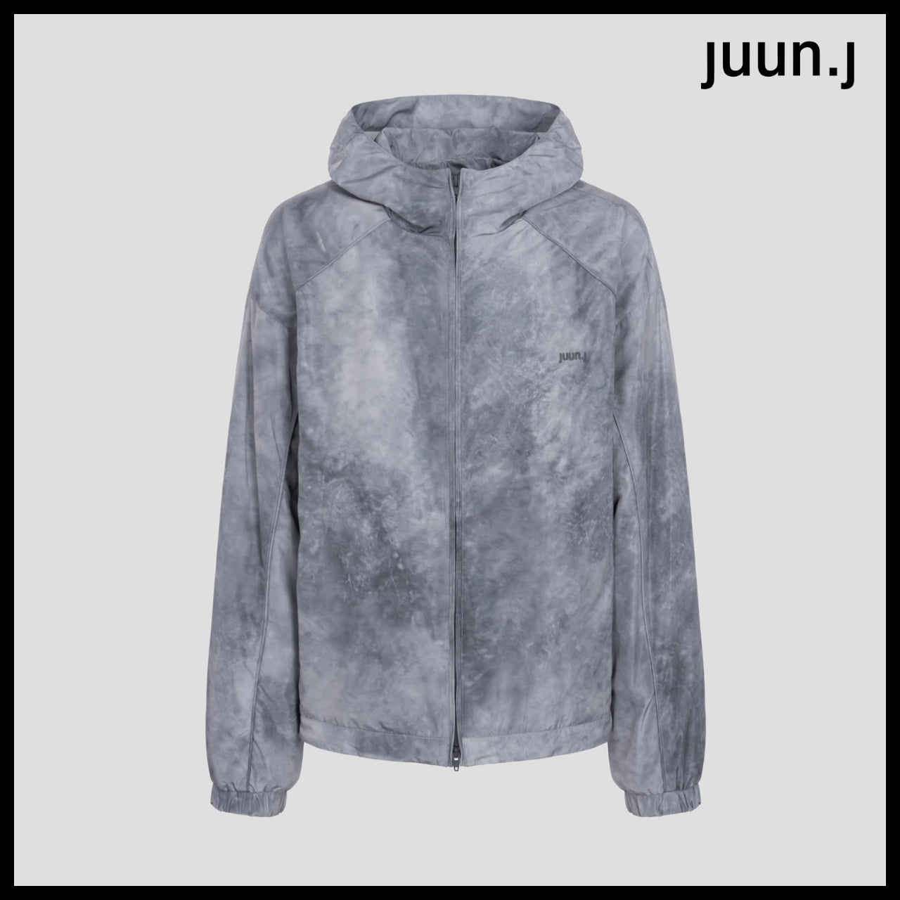 【JUUN.J】Dye Print Hood Jumper Gray
