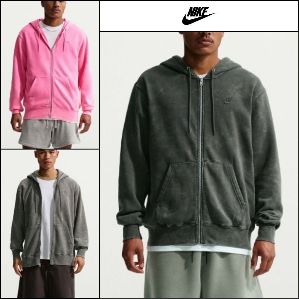 【Nike】Club Men’s Full-Zip Fleece Hoodie 3 Colors