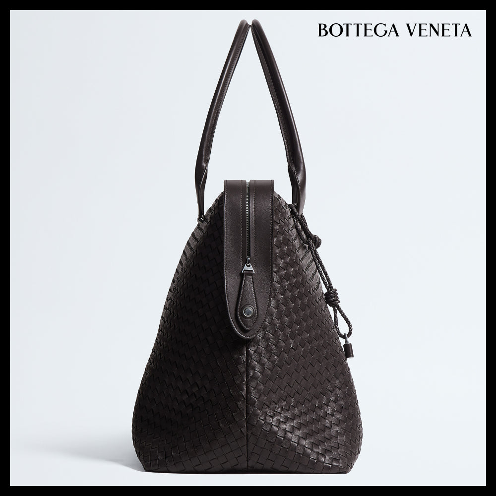 ◆BOTTEGA VENETA◆LARGE VAPORETTO BOSTON BAG ESPRESSO