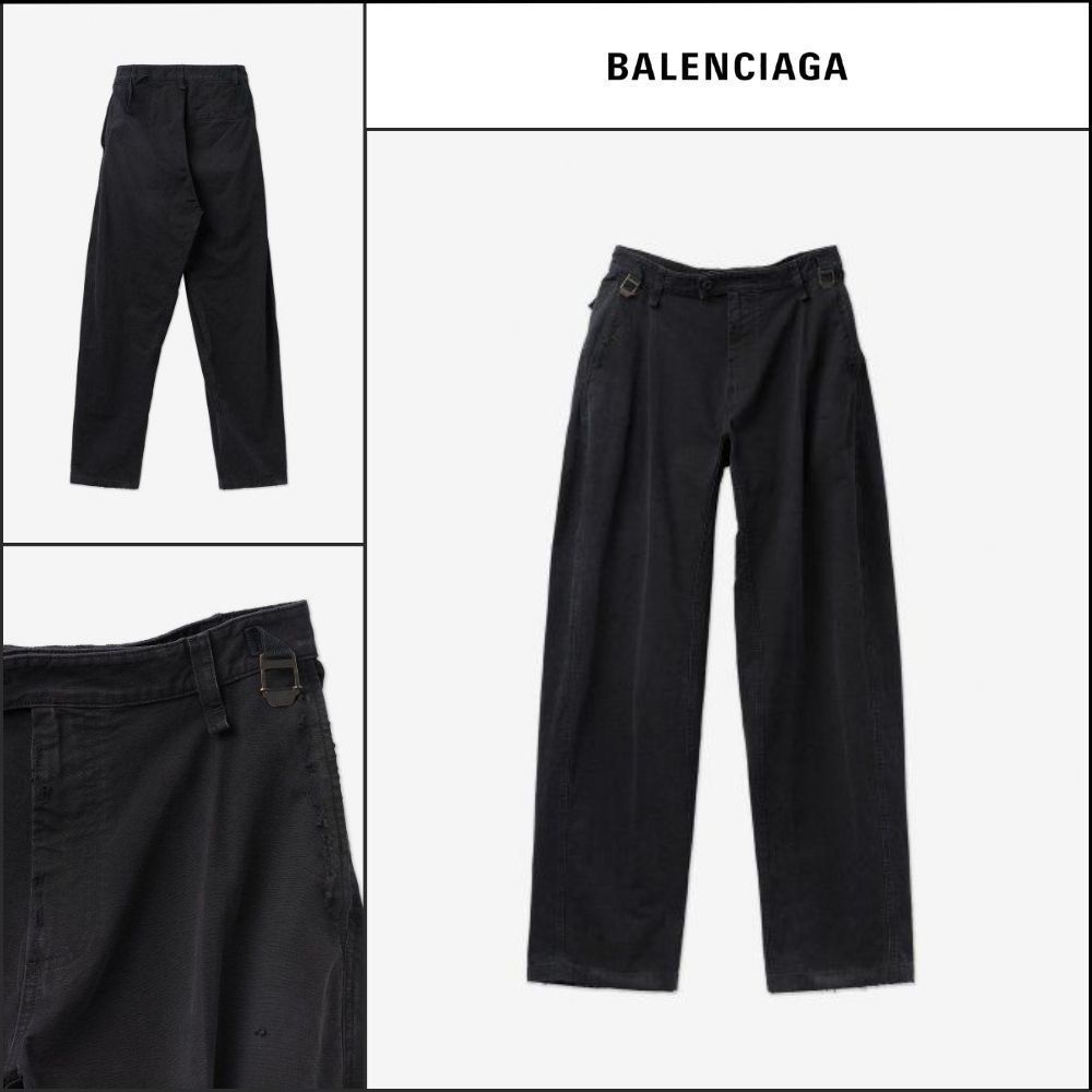【BALENCIAGA】Minimal Cargo Pants Black
