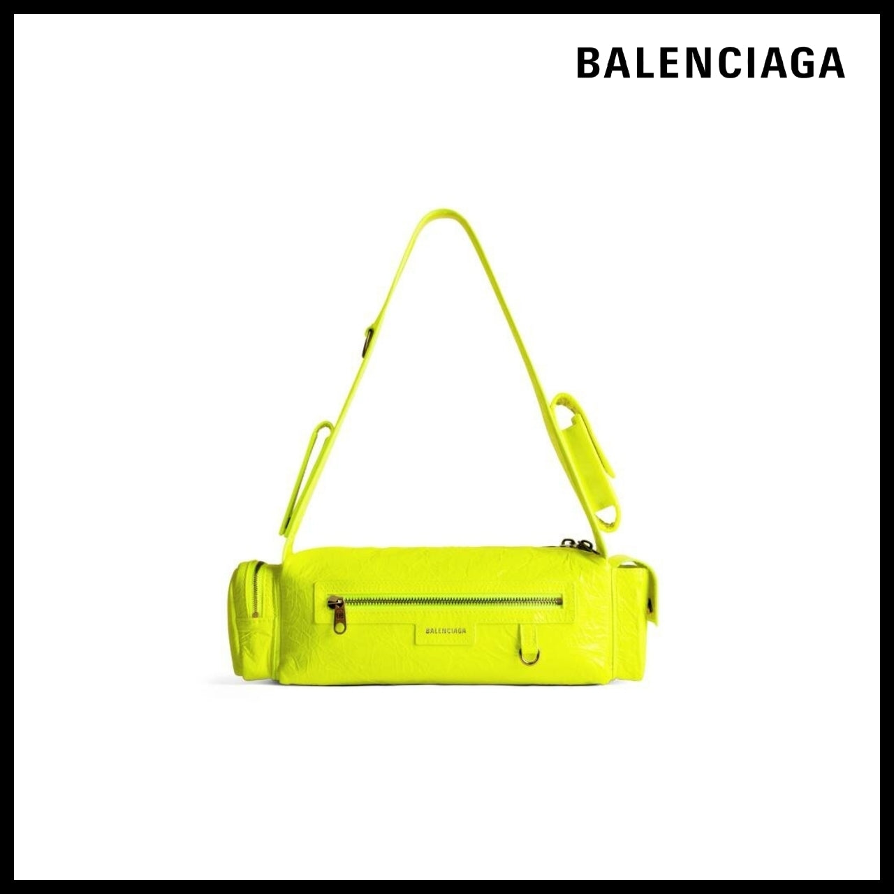 【BALENCIAGA】Superbusy XS Sling Bag Fluo Yellow