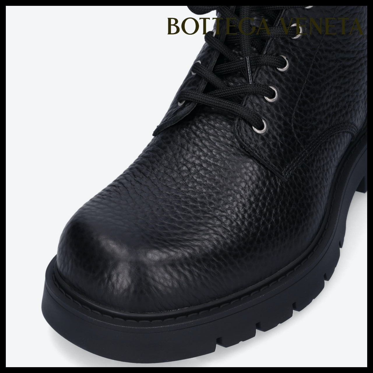 ◆BOTTEGA VENETA◆ レースアップブーツ Lace Up Boots Black