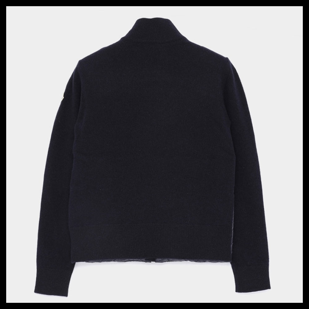 【MONCLER】Patch logo padded wool mix boys jacket