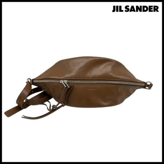 【正規品】【Jil Sander】Leather Crossbody Shoulder Bag