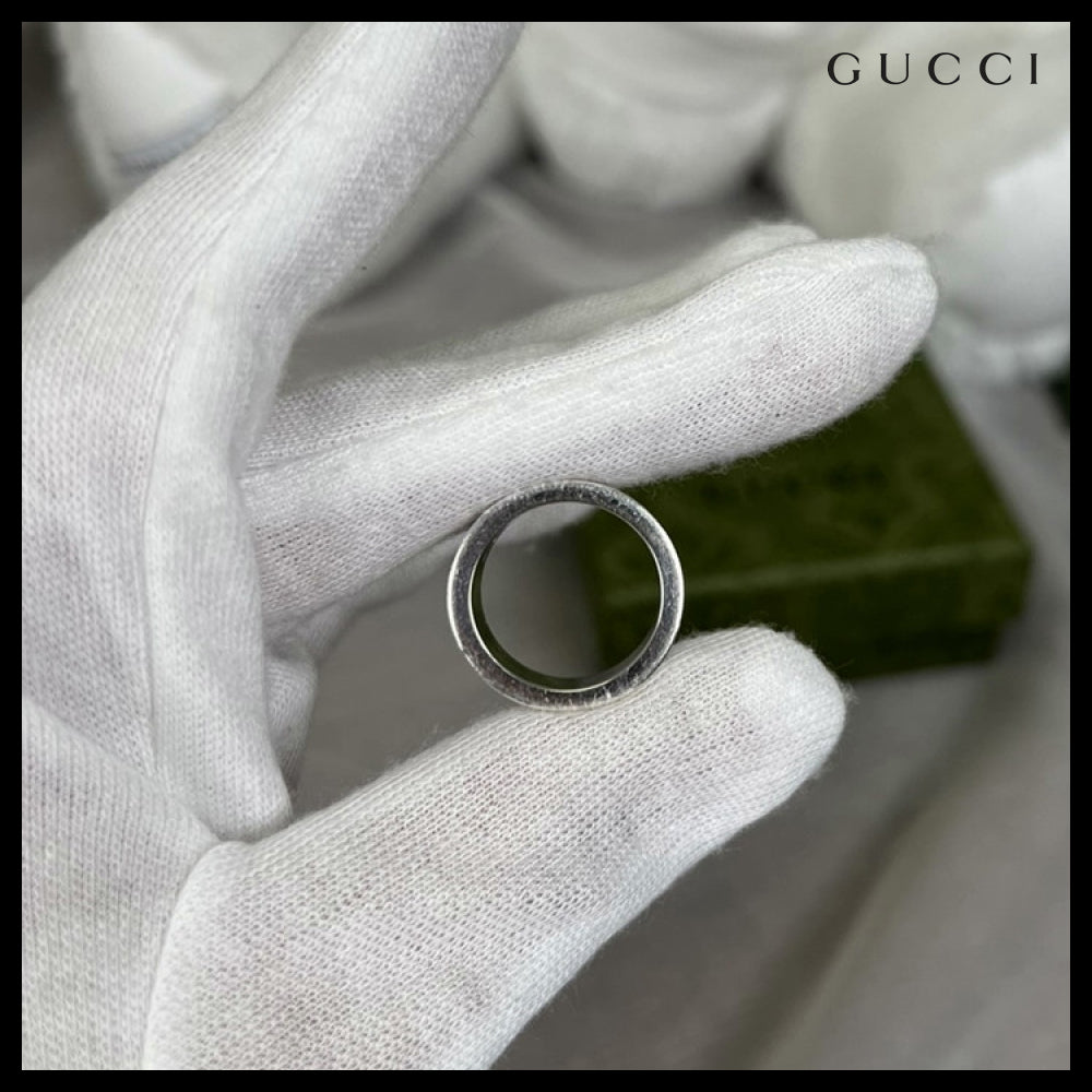 【GUCCI】GUCCI X Adidas Trefoil GG Engraving Sterling Wide