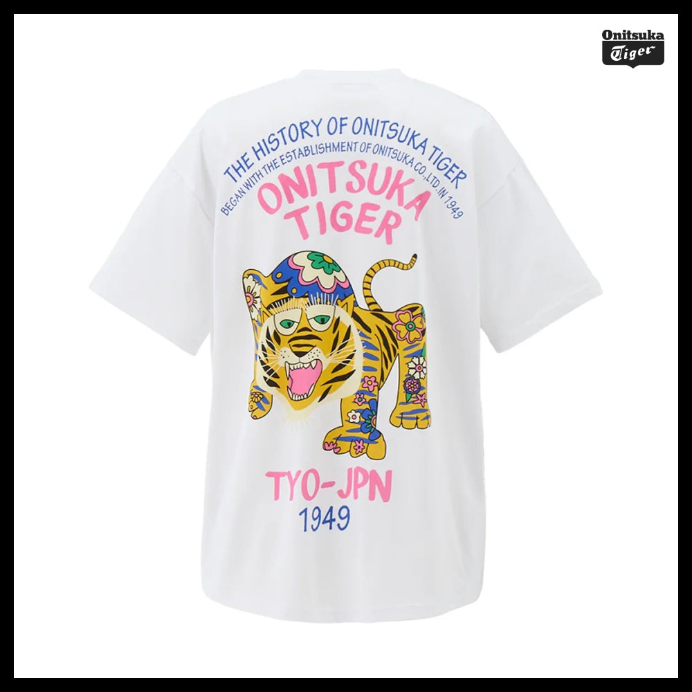 【onitsuka tiger】Oversized Graphic T Shirt - 4 Colors