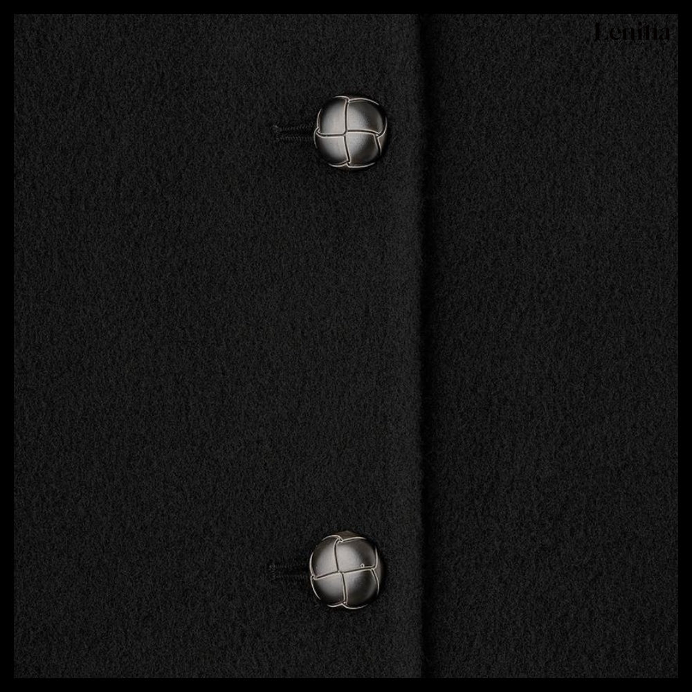【LENINA】Perris Wool Handmade Half Coat