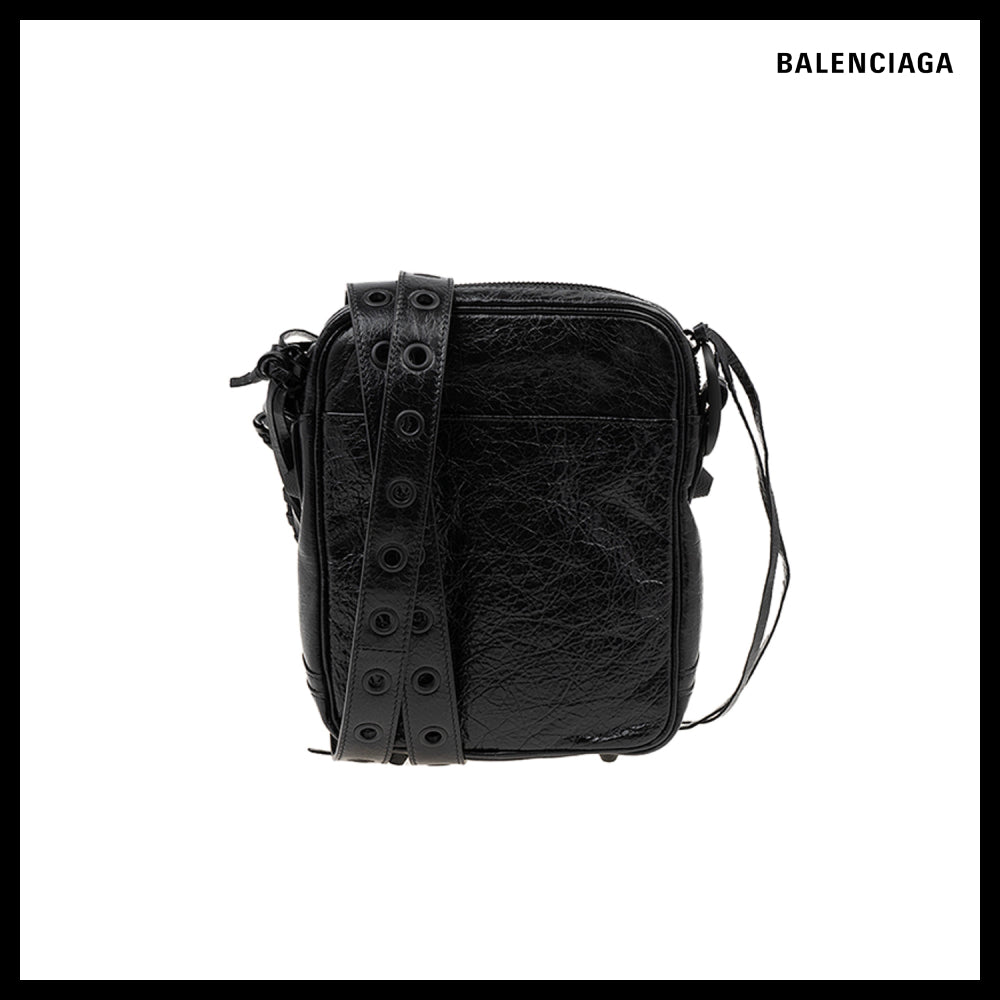 【BALENCIAGA】Le Cagole Crossbody Bag Black