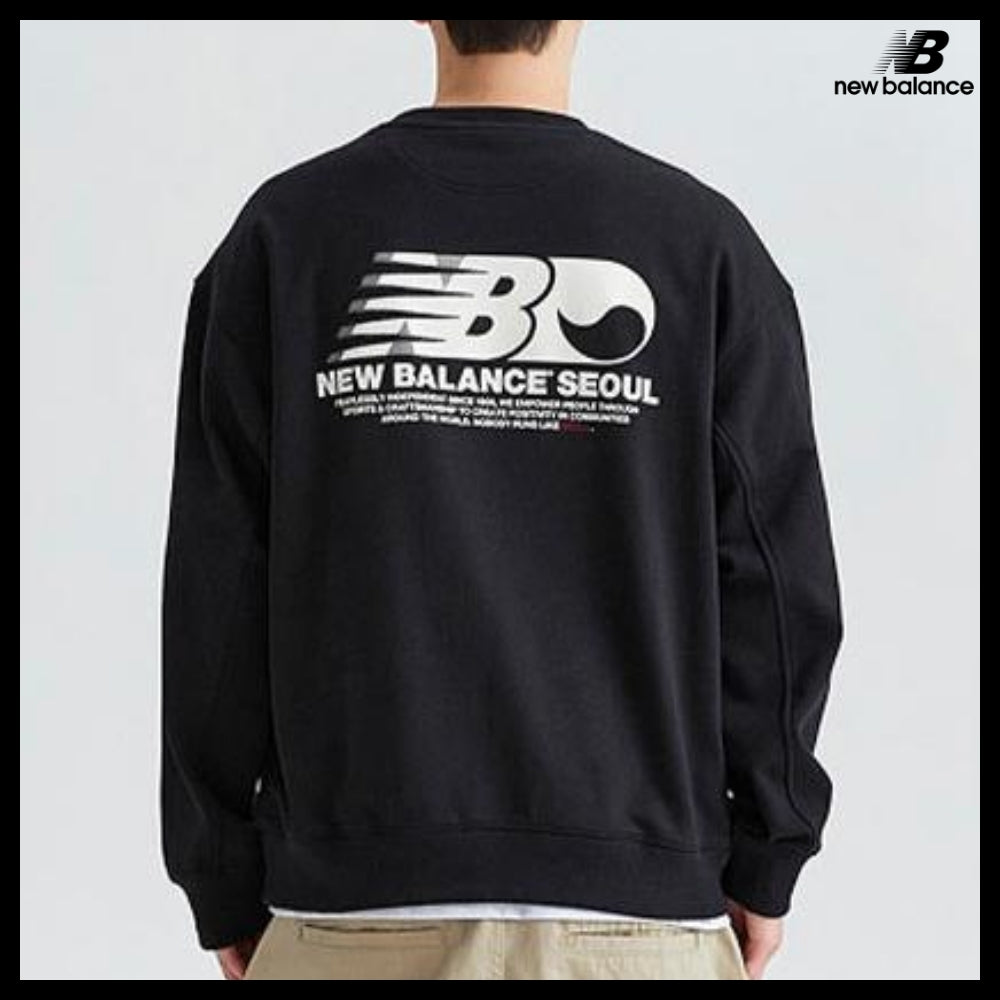 【New Balance】UNI NB Seoul Exclusive Sweatshirt Black