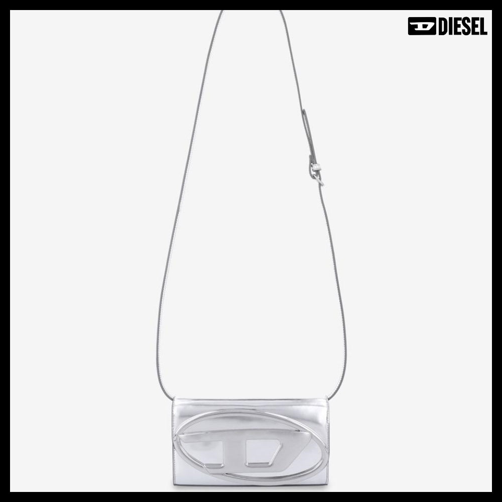【DIESEL】1DR Strap Wallet - Silver