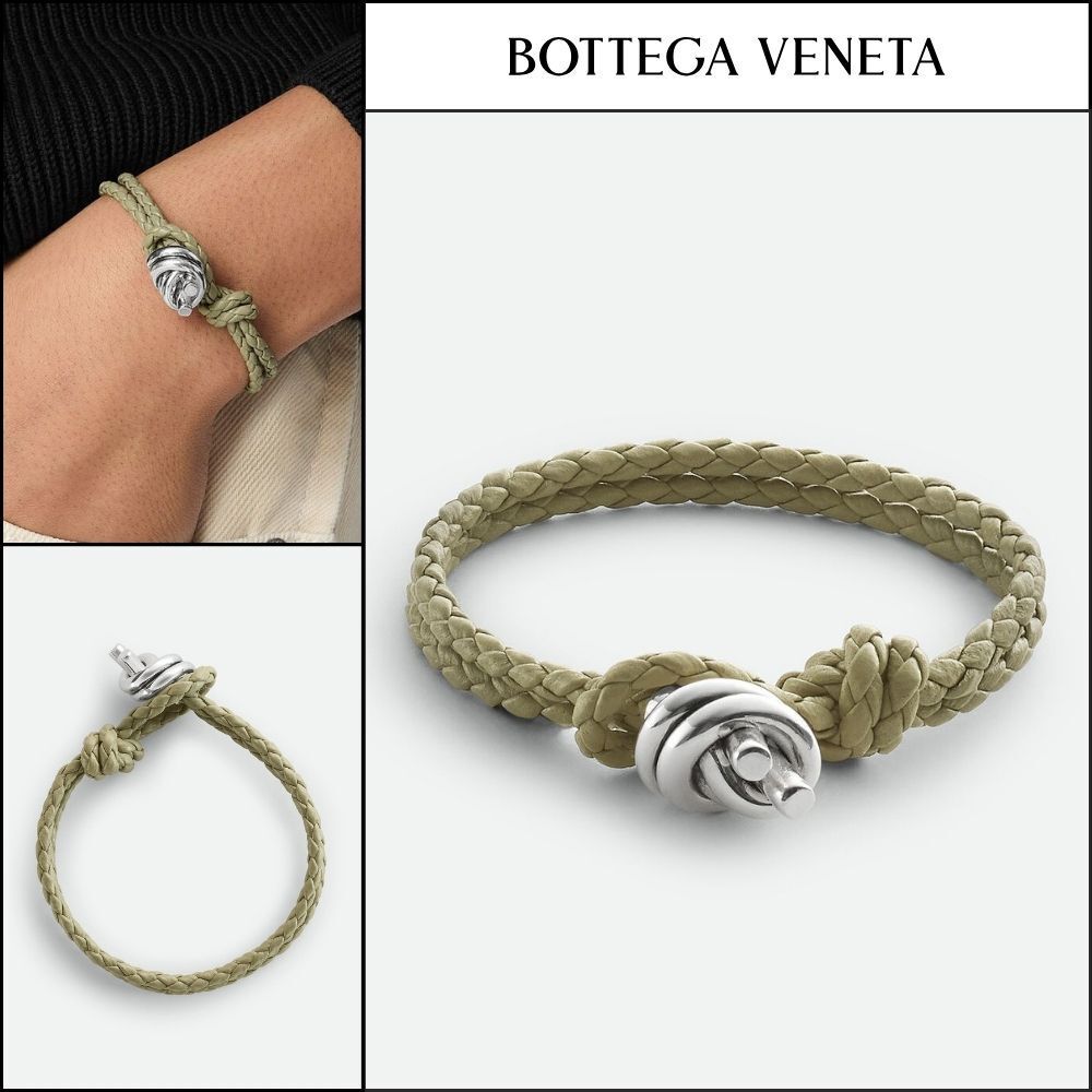【韓国百貨店 BOTTEGA VENETA】Knot Leather Bracelet
