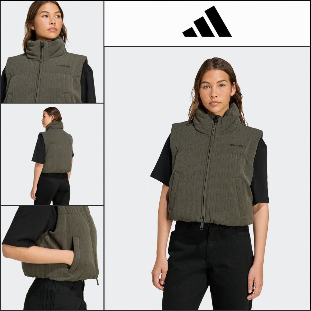【ADIDAS】Essentials Herringbone Down Vest JX3000