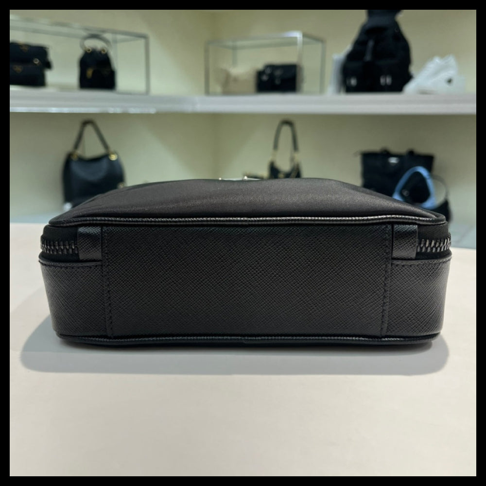 【PRADA】Triangle Logo Nylon Crossbody Bag nylon crossbody