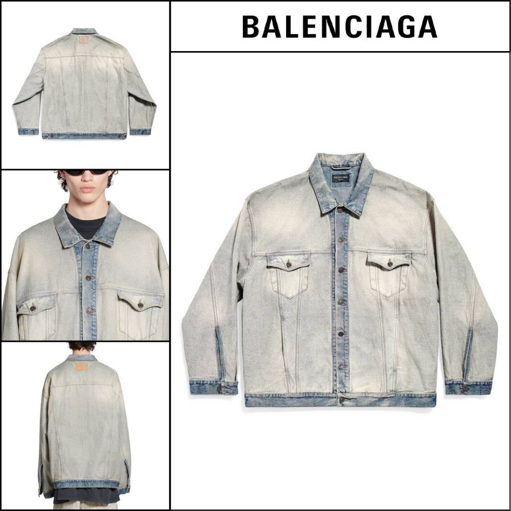 ★BALENCIAGAアウトレット セール ★OVERSIZED DENIM JACKET