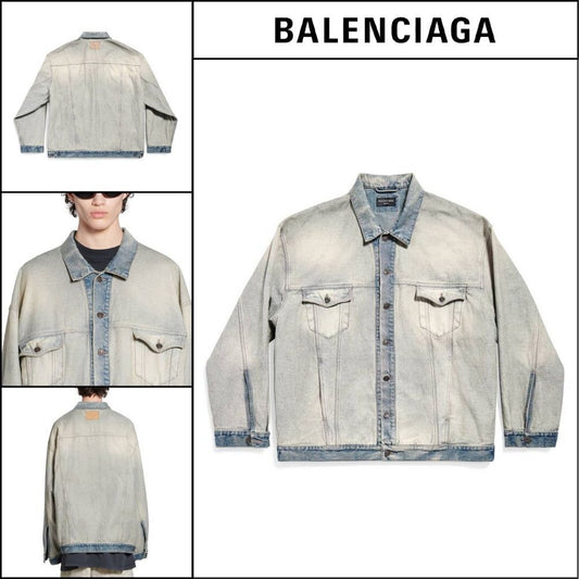★BALENCIAGAアウトレット セール ★OVERSIZED DENIM JACKET