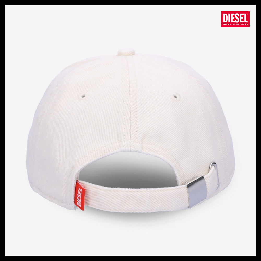 【DIESEL】C Plaque Ball Cap Off White