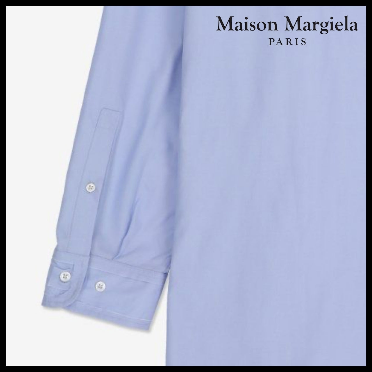 ★MAISON MARGIELA★ Oversized Shirt Light Blue