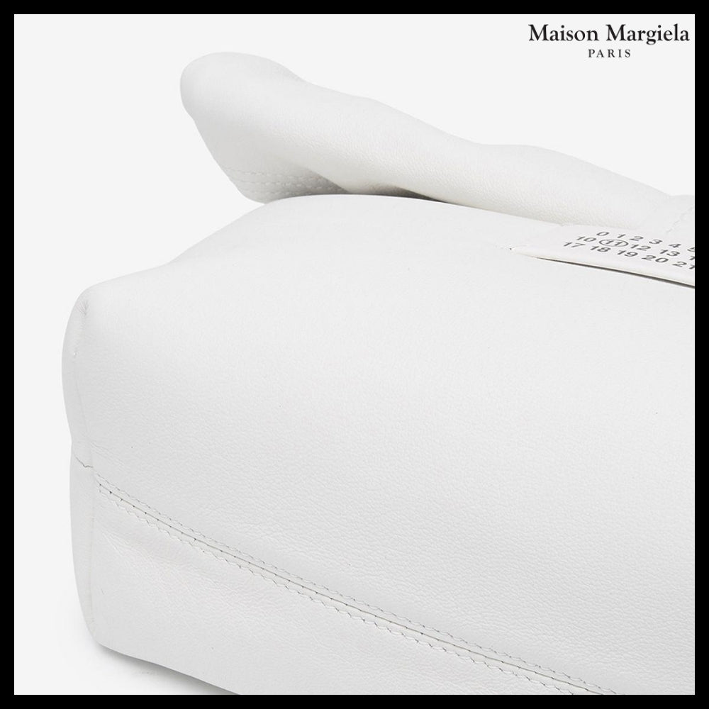 【Maison Margiela】Number Logo Clutch - White