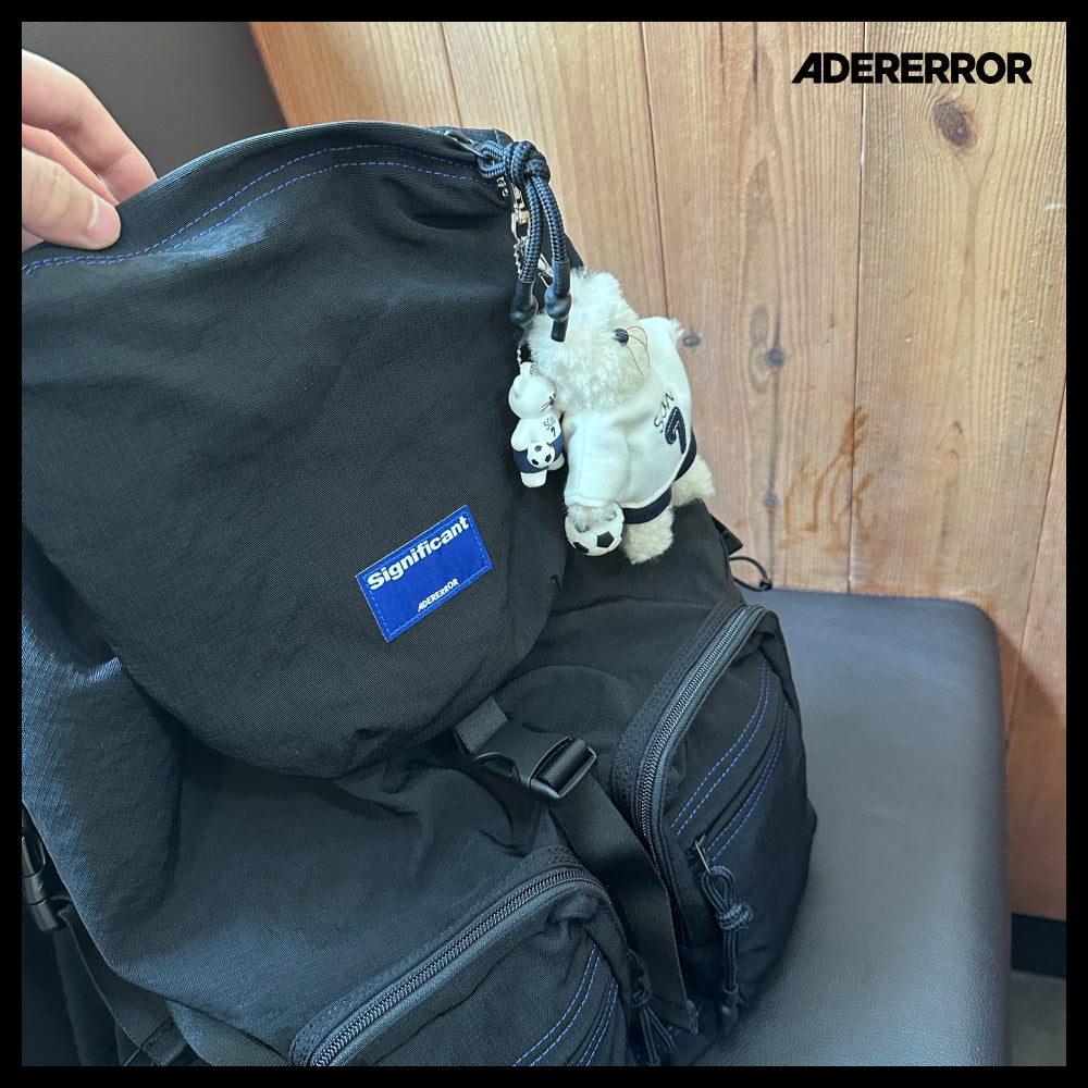 【ADERERROR】Significant Tag Backpack 01 Noir