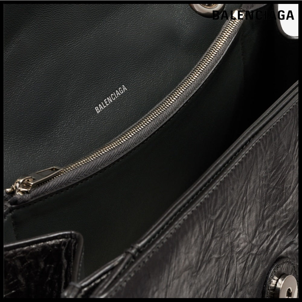 【BALENCIAGA 】Crush Chain Medium Bag