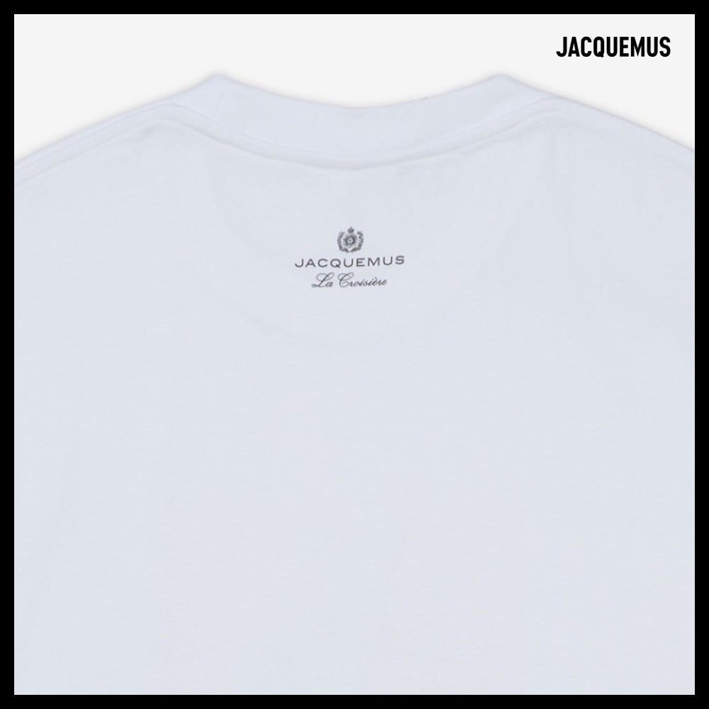 【JACQUEMUS】Marino Graphic Short Sleeve T Shirt White