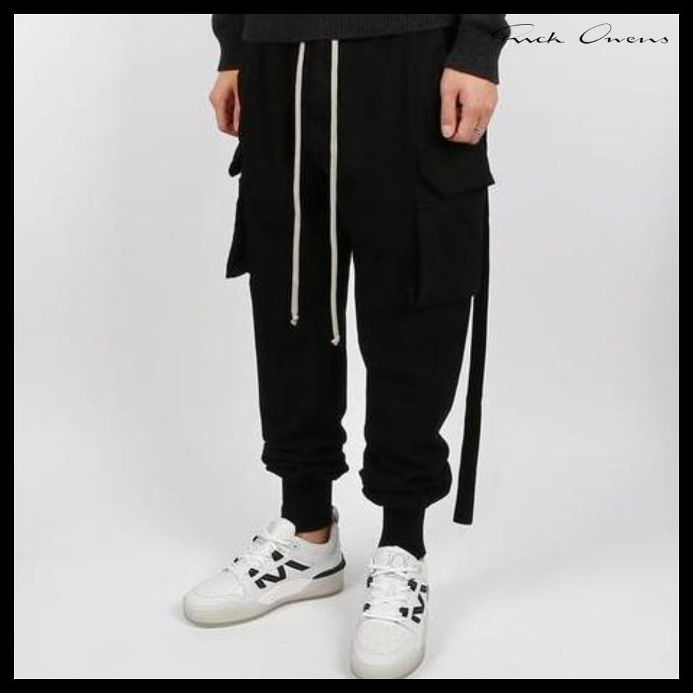 【RICK OWENS】MASTDON CUT Darkshadow Cargo Jogger Pants