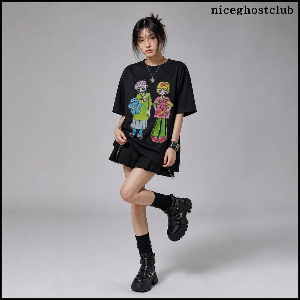 【NICE GHOST CLUB】GHOST SOUL GIRL BIG T-SHIRT 日本未発売