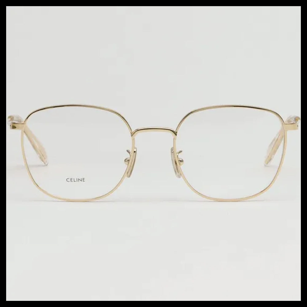 【CELINE】Lightweight Square Metal Frame Eyeglasses Daily
