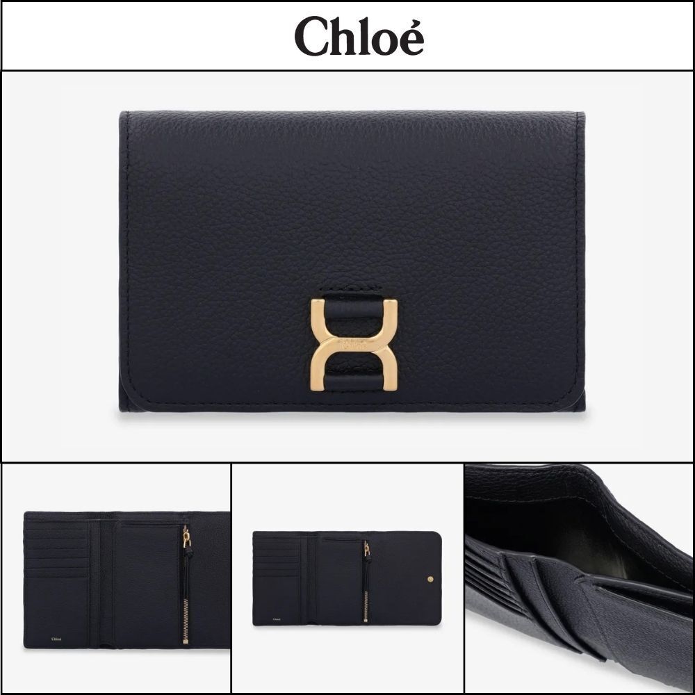 【Chloe】Marcie Compact Wallet Black