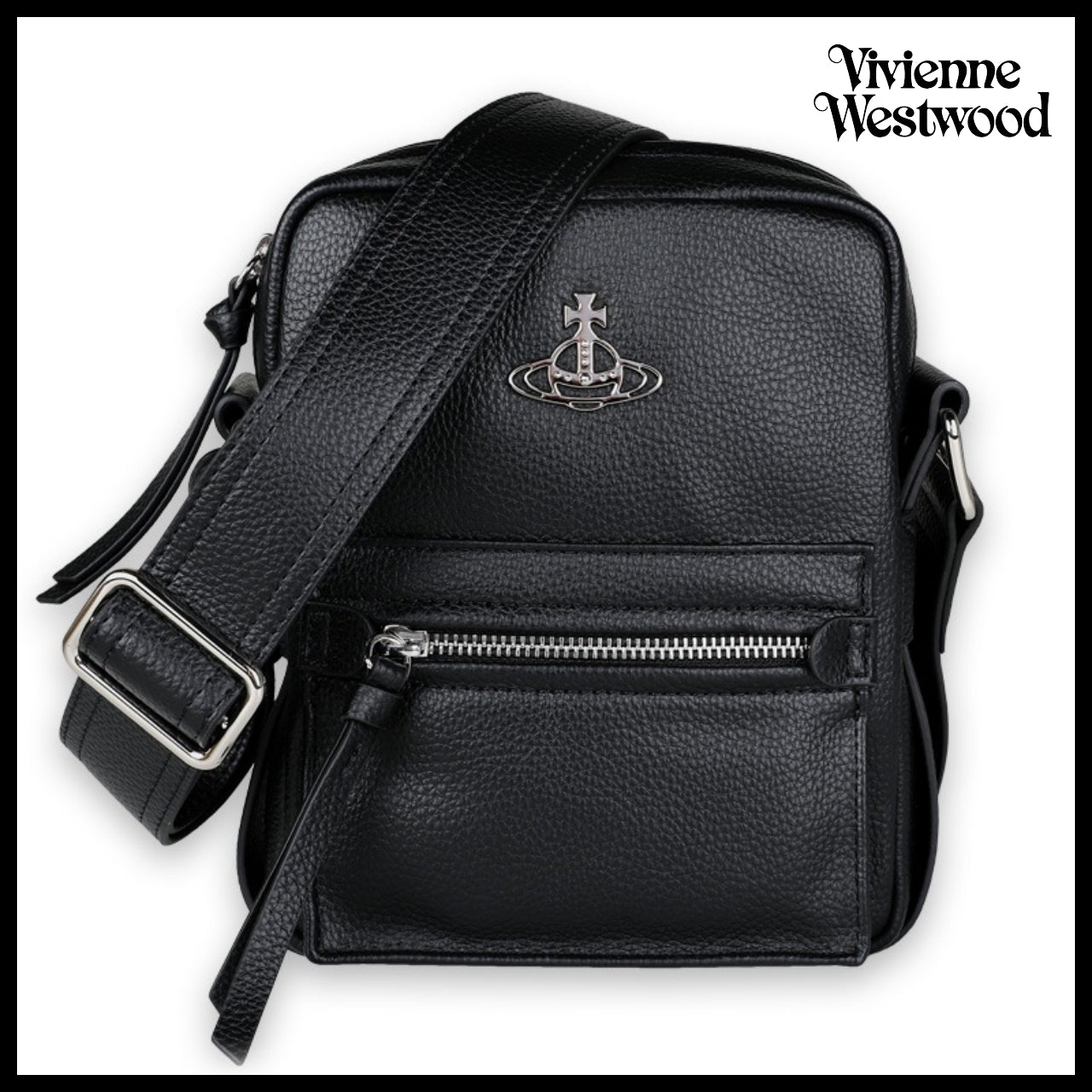 【Vivienne Westwood】Jackson Crossbody Bag Black