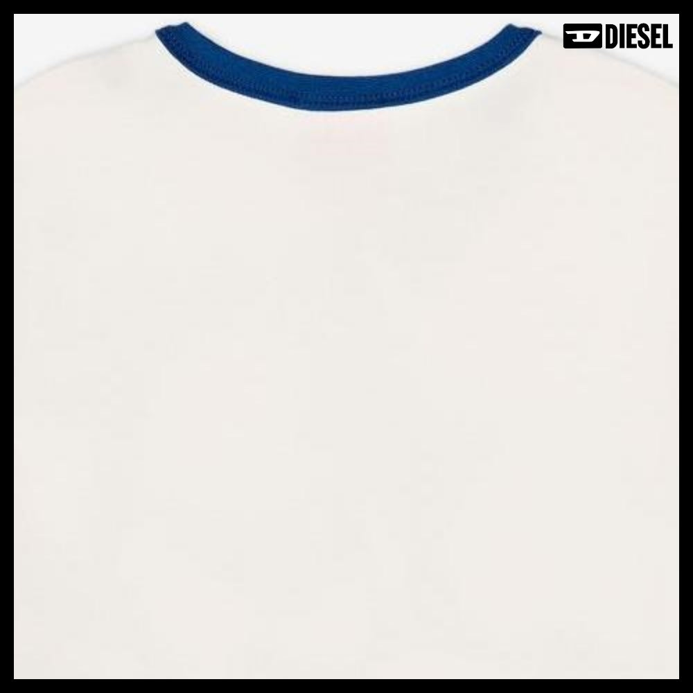 【DIESEL】T-Uncutie Long-S1 Short Sleeve T-Shirt - Off White