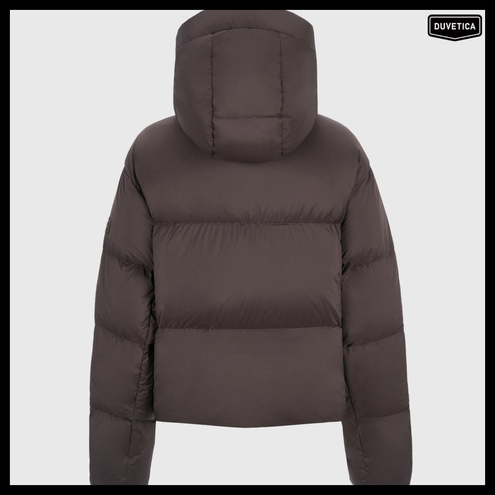【DUVETICA】Diadema Shuga - Dark Brown Womens Down Jacket