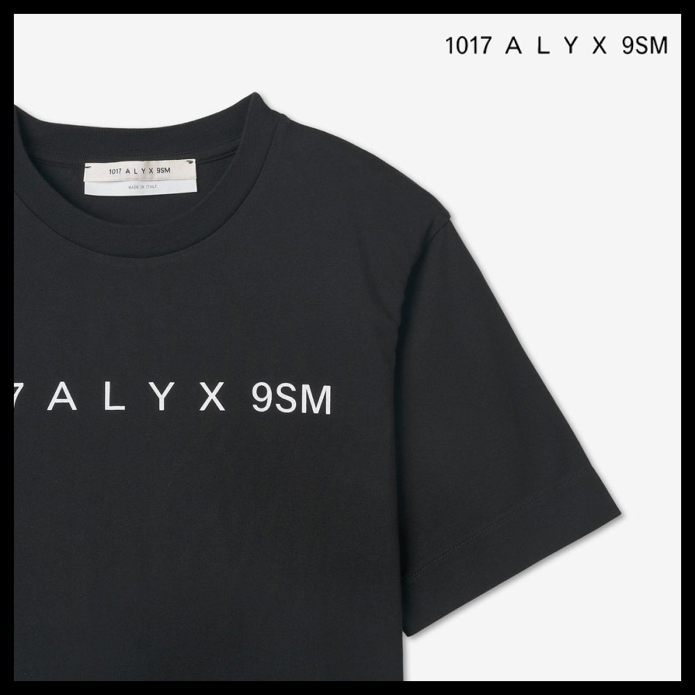 【ALYX】Front Logo Short Sleeve T-shirt Black