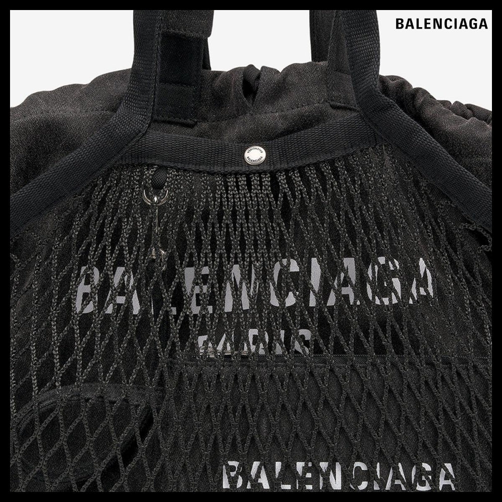 【BALENCIAGA】24/7 Tote Bag Washed Black:White