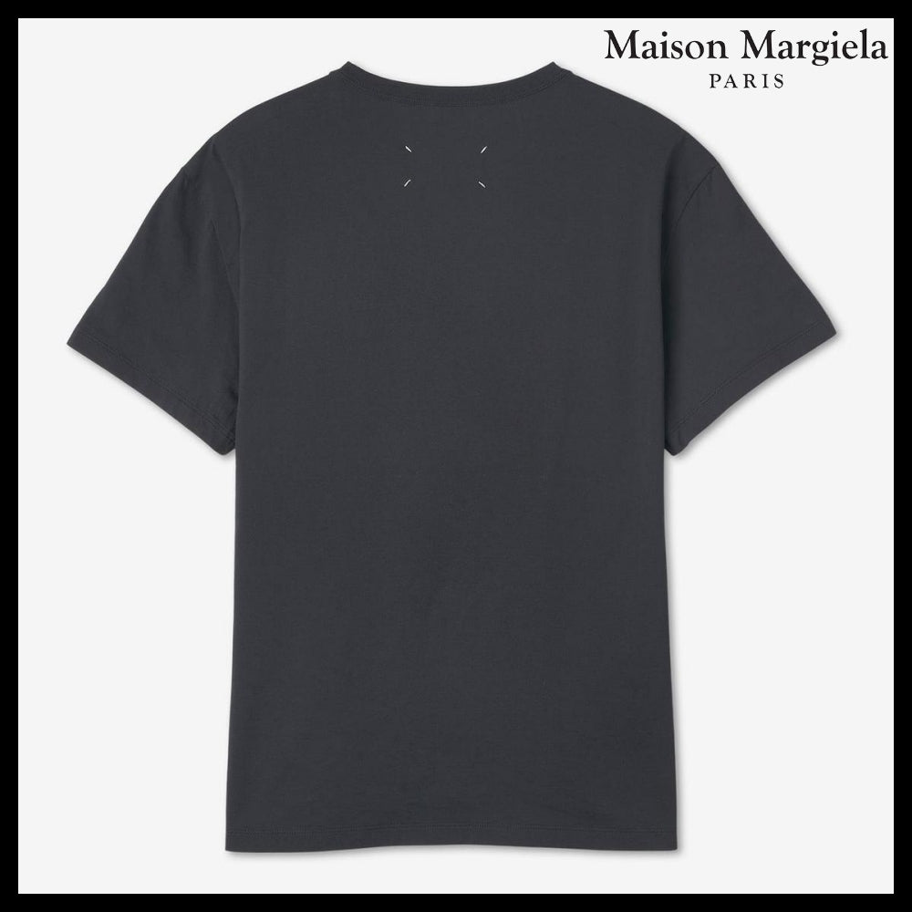 【Maison Margiela】ナンバーロゴ コットンTシャツ チャコール