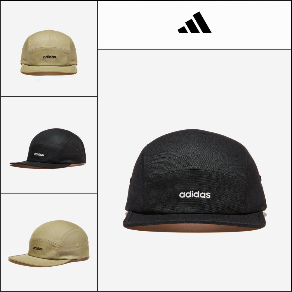 【ADIDAS】 5-Panel Canvas Cap 2 Colors Outdoor Casual
