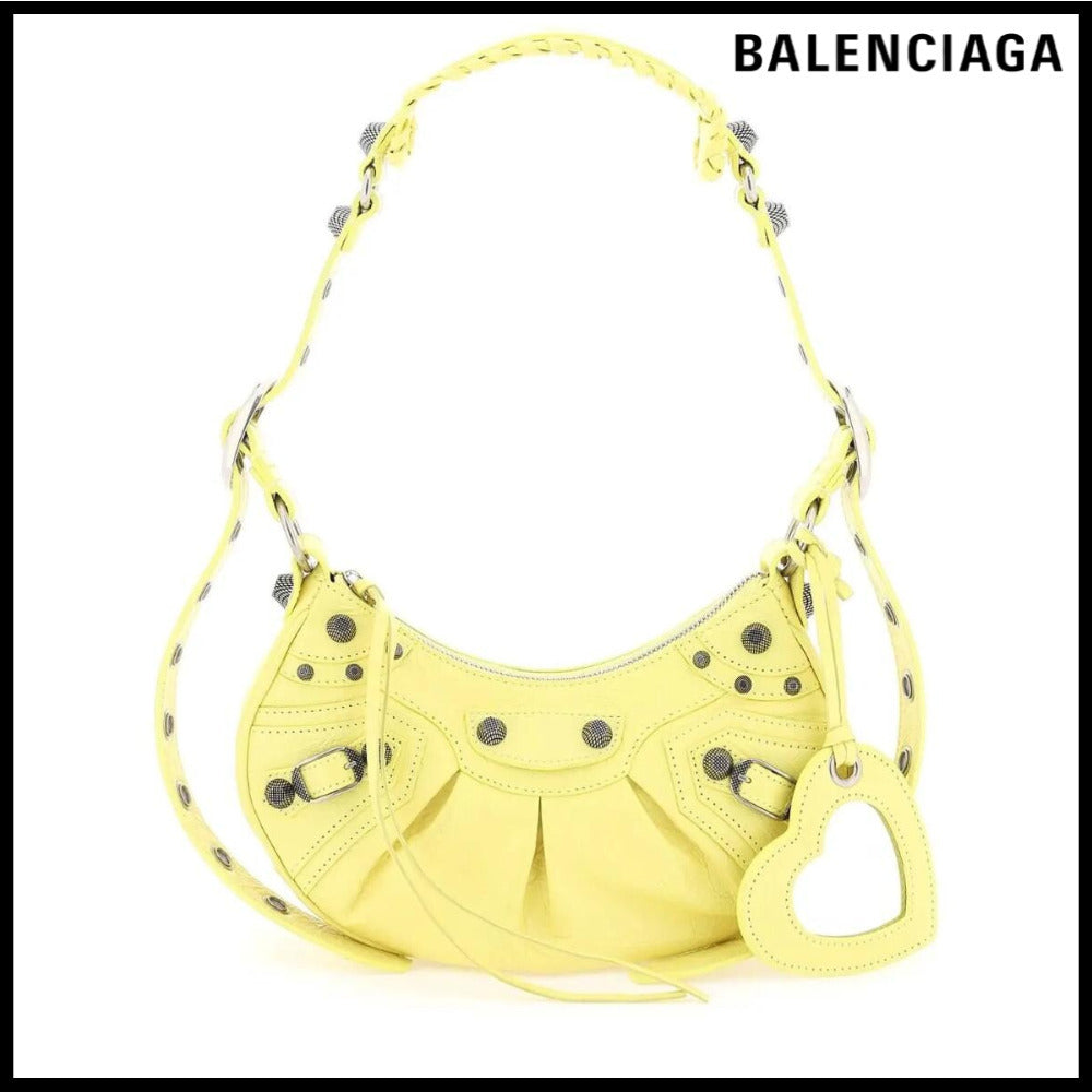 【BALENCIAGA】Le Cagole Shoulder Bag in Yellow