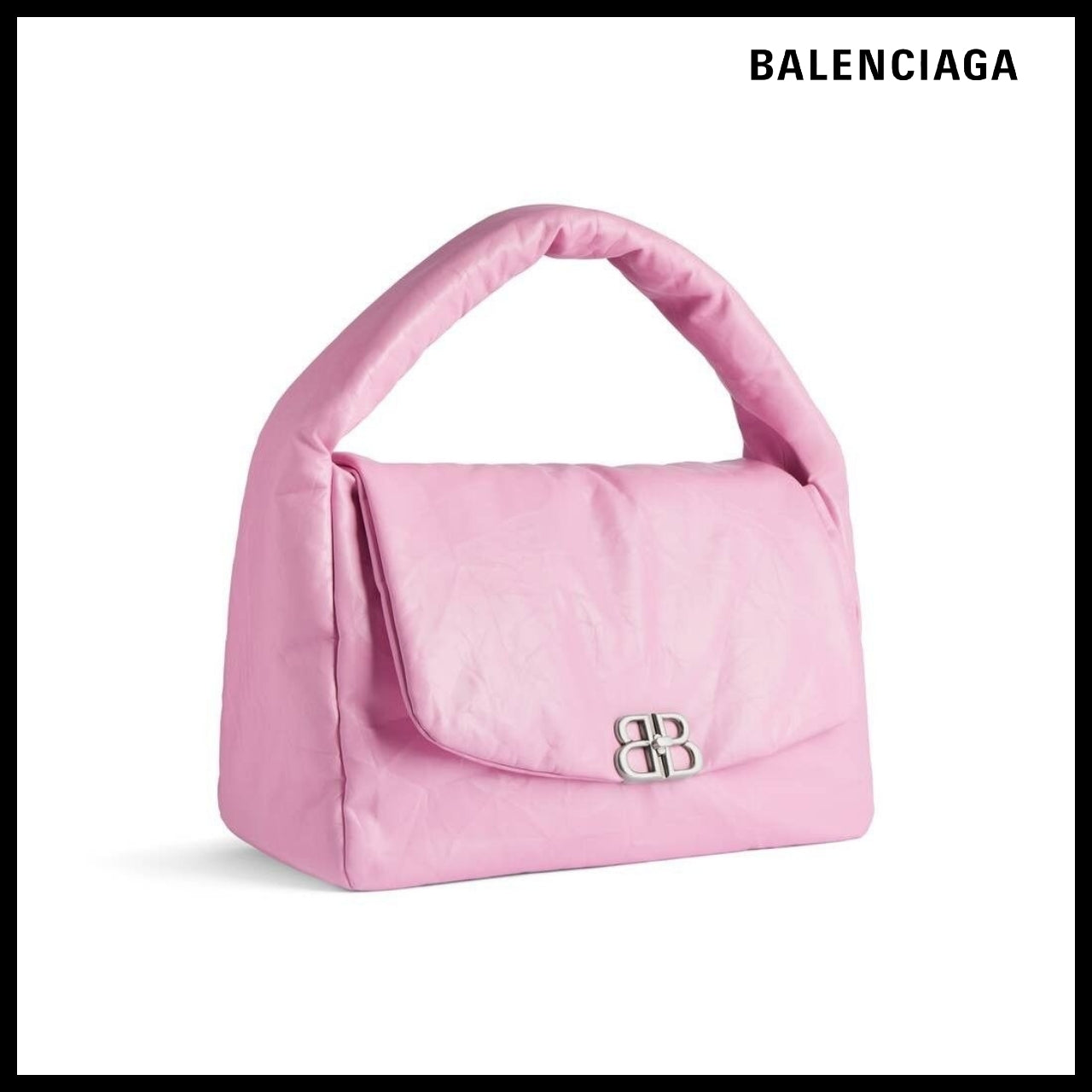 【BALENCIAGA】Monaco Large Sling Bag Pink