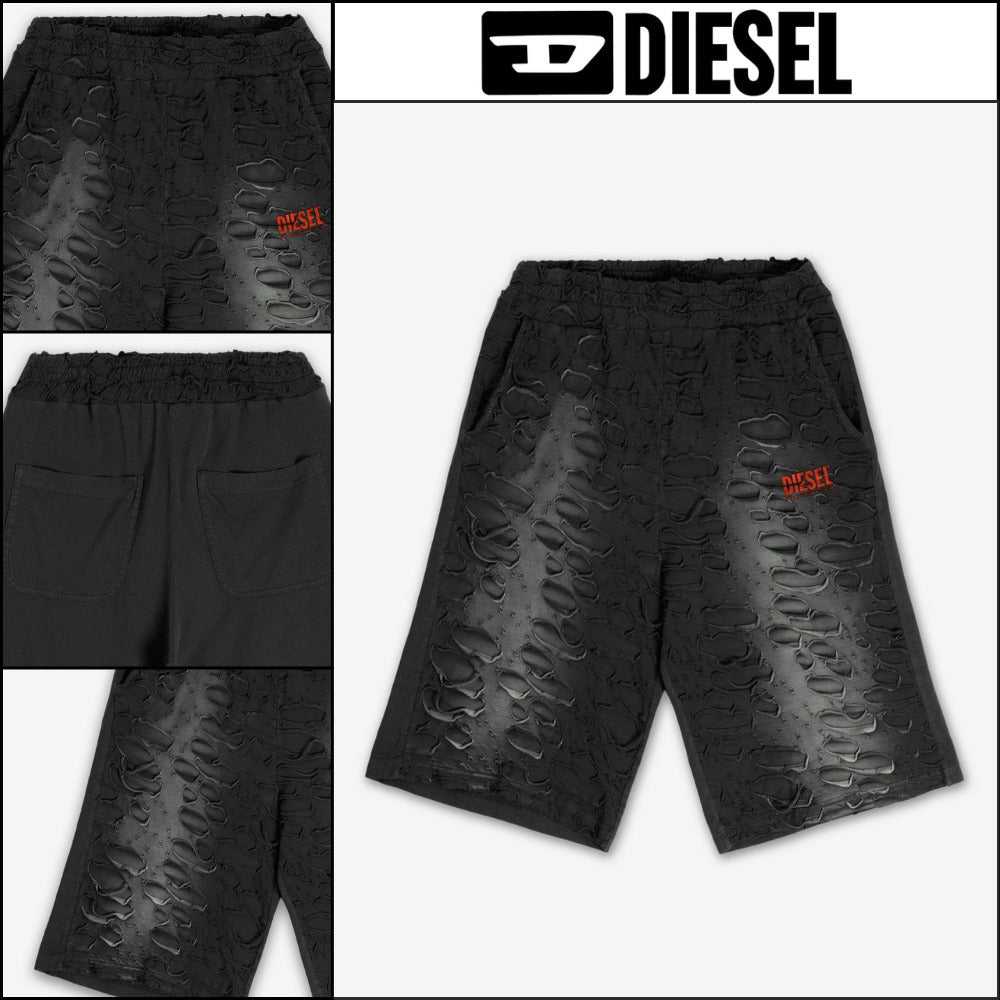 【DIESEL】P Echio R1 Shorts Pants - Black